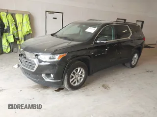 2019 Chevrolet Traverse LT Cloth z VIN 1GNEVGKW6KJ313527, wystawiony jako IAAI lot #42428710 z przebiegiem 117 306 mil mil oraz . Historia ofert i sprzedaży dostępna na DreamBid. Obrazek 2.