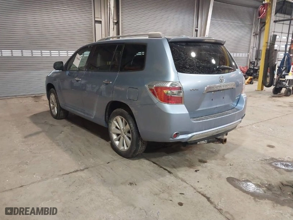 2009 Toyota Highlander Hybrid Limited with VIN JTEEW44A592026718, listed as a IAAI auction lot 41641805 with 247,656 mi miles. Bid and sale history available at carsss.com. Image 3.