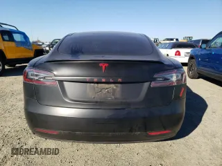 2017 Tesla Model S 100D with VIN 5YJSA1E22HF192735, listed as a Copart auction lot 88709355 with 100,039 mi miles and Salvage Title. Bid and sale history available at carsss.com. Image 6.