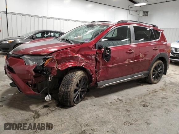 2018 Toyota RAV4 XLE with VIN 2T3RFREV1JW796091, listed as a Copart auction lot 49868845 with 71,878 mi miles and Salvage Title. Bid and sale history available at DreamBid. Image 1.
