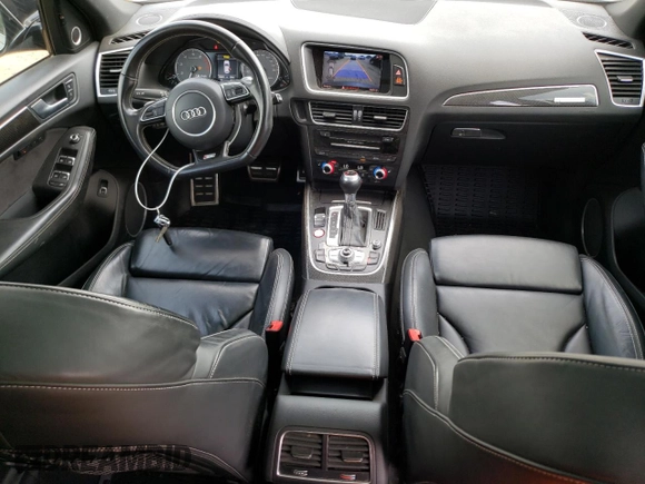 2017 Audi SQ5 Premium Plus with VIN WA1CCAFP5HA009940, listed as a Copart auction lot 55083185 with 106,962 mi miles and Salvage title. Bid and sale history available at DreamBid. Image 8.