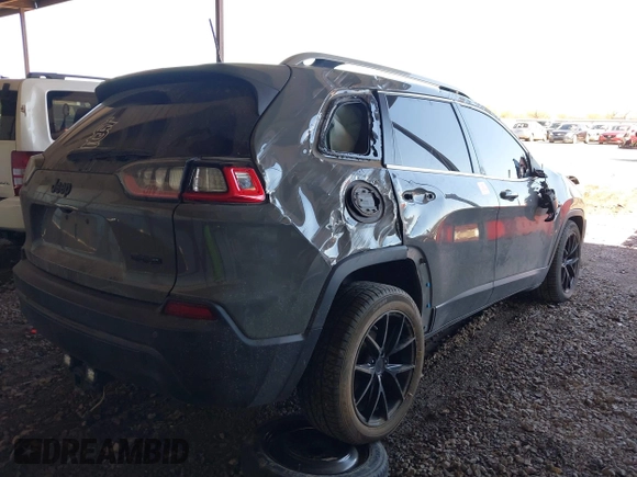 2020 Jeep Cherokee Latitude Plus with VIN 1C4PJLLB1LD561220, listed as a IAAI auction lot 40784775 with 0 mi miles. Bid and sale history available at carsss.com. Image 4.