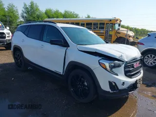 2021 GMC Terrain SLE with VIN 3GKALMEV8ML370164, listed as a IAAI auction lot 40569611 with 53,820 mi miles and . Bid and sale history available at carsss.com. Image 1.