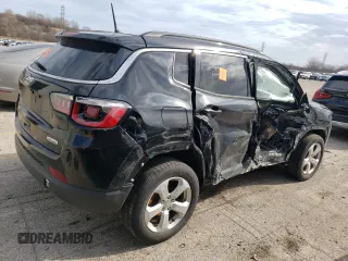 2018 Jeep Compass Latitude with VIN 3C4NJDBB0JT191125, listed as a Copart auction lot 52825905 with 188,553 mi miles and Clean Title. Bid and sale history available at carsss.com. Image 3.