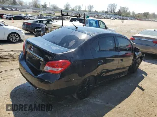 2020 Mitsubishi Mirage G4 SE with VIN ML32F4FJ8LHF01597, listed as a Copart auction lot 48332574 with 40,080 mi miles and Clean Title. Bid and sale history available at carsss.com. Image 3.