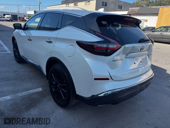 2023 Nissan Murano SL with VIN 5N1AZ2CJ8PC129022, listed as a Copart auction lot 55704645 with 48,150 mi miles and Non Repairable. Bid and sale history available at DreamBid. Image 3.