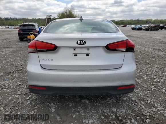 2017 Kia Forte LX with VIN 3KPFK4A76HE027584, listed as a Copart auction lot 54104705 with 122,068 mi miles and Clean Title. Bid and sale history available at carsss.com. Image 6.