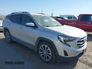 2019 GMC Terrain SLT with VIN 3GKALPEX6KL294816, listed as a IAAI auction lot 41792137 with 119,171 mi miles. Bid and sale history available at carsss.com. Image 1.