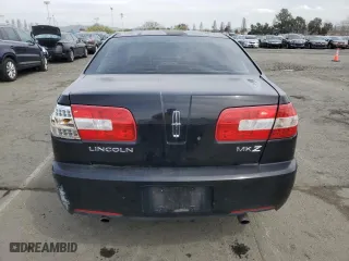 2007 Lincoln MKZ with VIN 3LNHM26T57R620658, listed as a Copart auction lot 49926655 with 186,084 mi miles and Clean Title. Bid and sale history available at carsss.com. Image 6.