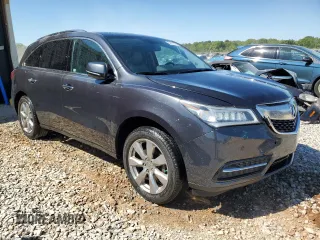 2015 Acura MDX Advance/Entertainment Pkg with VIN 5FRYD3H8XFB014077, listed as a Copart auction lot 52891575 with 139,069 mi miles and Salvage Title. Bid and sale history available at carsss.com. Image 4.