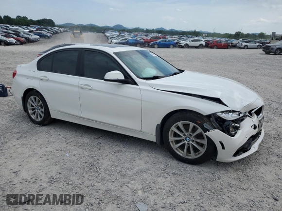 2017 BMW 3 Series 320i xDrive with VIN WBA8E5G59HNU22301, listed as a Copart auction lot 56942365 with 118,041 mi miles and Salvage title. Bid and sale history available at DreamBid. Image 4.