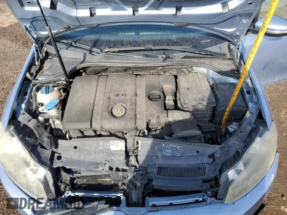 2010 Volkswagen Golf with VIN WVWDA7AJ6AW395525, listed as a Copart auction lot 49929685 with 119,191 mi miles and Salvage title. Bid and sale history available at DreamBid. Image 12.