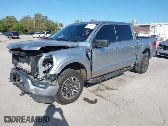 2023 Ford F-150 XL with VIN 1FTFW1E82PFA40245, listed as a IAAI auction lot 41696814 with 31,782 mi miles. Bid and sale history available at carsss.com. Image 17.