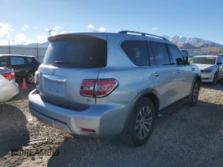 2018 Nissan Armada SL z VIN JN8AY2NC2J9556940, wystawiony jako Copart lot #85341904 z przebiegiem 133 725 mil mil oraz Szkoda całkowita • Salvage title. Historia ofert i sprzedaży dostępna na DreamBid. Obrazek 3.