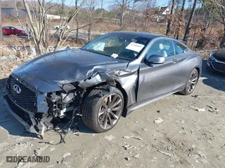 2017 Infiniti Q60 3.0t Premium with VIN JN1EV7EK0HM362654, listed as a IAAI auction lot 41280681 with 31,822 mi miles. Bid and sale history available at carsss.com. Image 2.