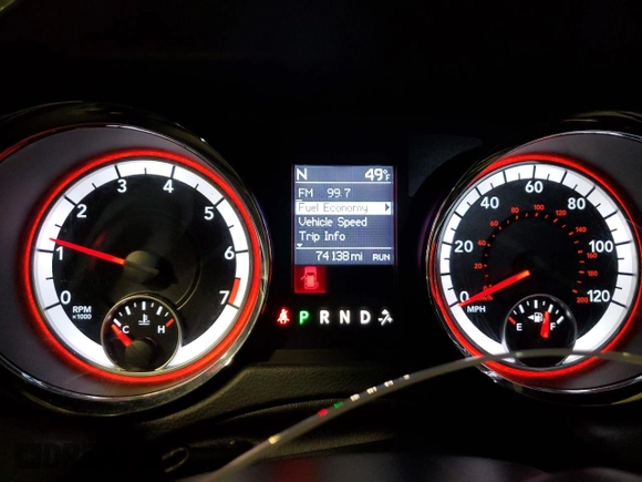 2019 Dodge Grand Caravan GT with VIN 2C4RDGEG1KR688903, listed as a Copart auction lot 46376665 with 74,138 mi miles and Salvage Title. Bid and sale history available at DreamBid. Image 9.