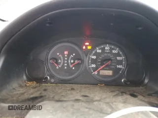 2002 Honda Civic DX with VIN 1HGEM22202L061842, listed as a Copart auction lot 43760875 with 154,751 mi miles and Salvage Title. Bid and sale history available at DreamBid. Image 9.