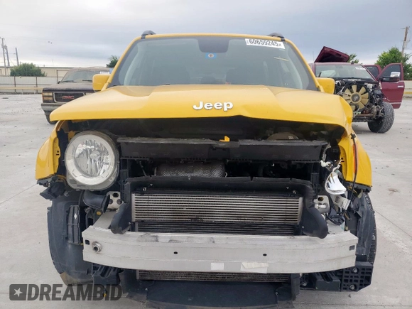 2018 Jeep Renegade Altitude with VIN ZACCJABB1JPH12561, listed as a Copart auction lot 60659245 with 39,562 mi miles and Salvage title. Bid and sale history available at DreamBid. Image 5.