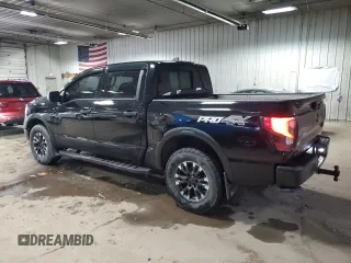 2023 Nissan Titan SV with VIN 1N6AA1ED0PN111600, listed as a Copart auction lot 57482755 with 36,920 mi miles and Salvage title. Bid and sale history available at DreamBid. Image 2.