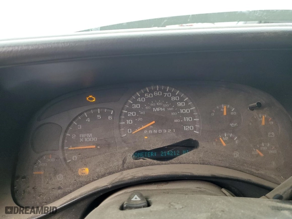 2007 Chevrolet Silverado 2500HD Classic Work Truck with VIN 1GCHK29U07E130663, listed as a Copart auction lot 80474984 with 214,212 mi miles and Salvage Title. Bid and sale history available at carsss.com. Image 9.