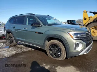 2024 Volkswagen Atlas Peak Edition SEL with VIN 1V2GR2CA3RC619979, listed as a Copart auction lot 45716235 with 2,407 mi miles and Salvage title. Bid and sale history available at DreamBid. Image 4.