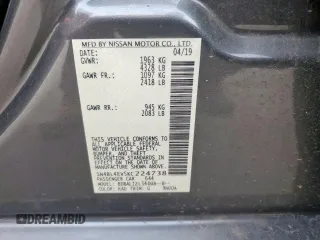 2019 Nissan Altima SL with VIN 1N4BL4EV5KC224738, listed as a Copart auction lot 51417615 with 126,111 mi miles and Salvage Title. Bid and sale history available at DreamBid. Image 15.