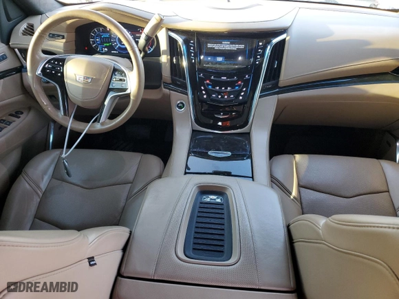 2018 Cadillac Escalade Platinum with VIN 1GYS4DKJ8JR243041, listed as a Copart auction lot 44907505 with 46,763 mi miles and Salvage Title. Bid and sale history available at carsss.com. Image 8.