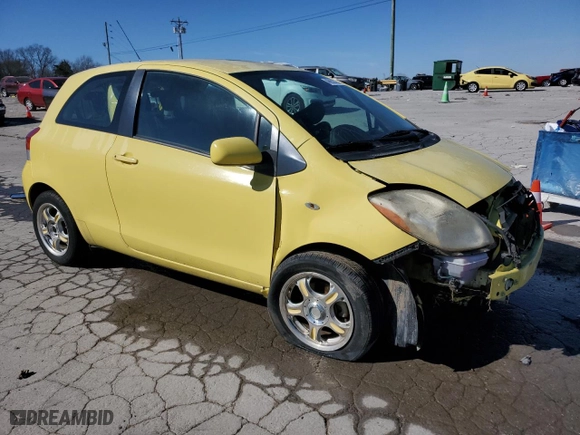 2009 Toyota Yaris with VIN JTDJT903895227558, listed as a Copart auction lot 46853025 with 128,246 mi miles and Salvage Title. Bid and sale history available at carsss.com. Image 4.