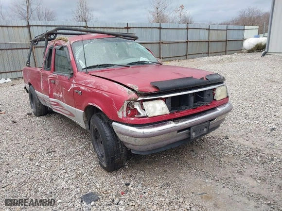 1996 Ford Ranger XL with VIN 1FTCR14AXTTA66845, listed as a IAAI auction lot 41222452 with 159,057 mi miles. Bid and sale history available at carsss.com. Image 1.