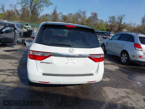 2011 Honda Odyssey EX-L with VIN 5FNRL5H6XBB059162, listed as a IAAI auction lot 42061378 with 164,317 mi miles and . Bid and sale history available at carsss.com. Image 16.