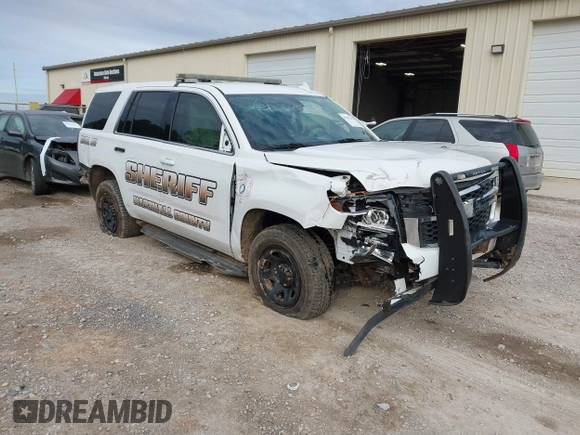 2020 Chevrolet Tahoe Commercial with VIN 1GNLCDEC7LR199179, listed as a IAAI auction lot 41502623 with 87,271 mi miles and . Bid and sale history available at DreamBid. Image 1.