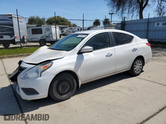 2016 Nissan Versa SV with VIN 3N1CN7AP6GL866143, listed as a Copart auction lot 49656245 with 133,419 mi miles and Salvage Title. Bid and sale history available at carsss.com. Image 1.
