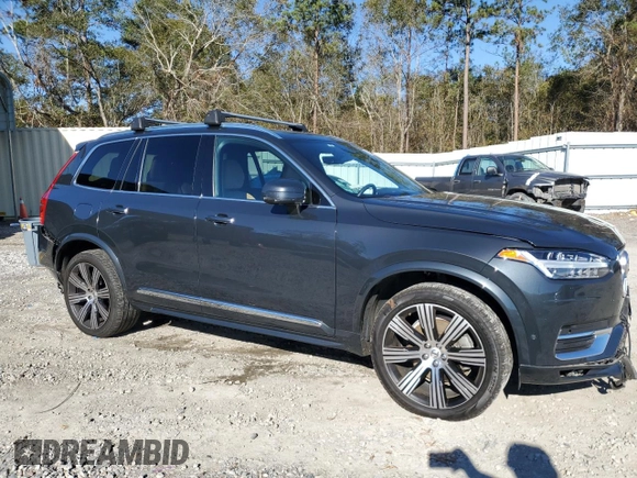 2021 Volvo XC90 Inscription with VIN YV4A22PL7M1681491, listed as a Copart auction lot 82003734 with 59,165 mi miles and Salvage Title. Bid and sale history available at carsss.com. Image 4.