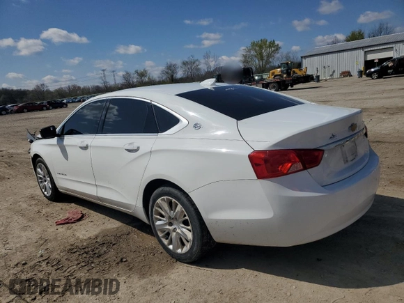 2016 Chevrolet Impala LS with VIN 2G11X5SA8G9125825, listed as a Copart auction lot 52312695 with 78,719 mi miles and Salvage title. Bid and sale history available at DreamBid. Image 2.