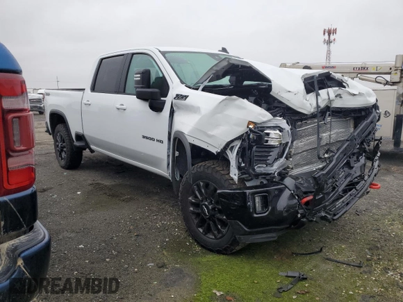 2025 Chevrolet Silverado 3500HD LT with VIN 2GC4KTEY5S1106818, listed as a Copart auction lot 86745374 with 3,342 mi miles and Salvage Title. Bid and sale history available at DreamBid. Image 4.
