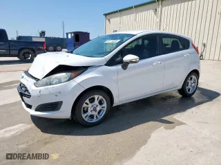 2016 Ford Fiesta SE with VIN 3FADP4EJ9GM194935, listed as a Copart auction lot 52174395 with 103,651 mi miles and Salvage Title. Bid and sale history available at carsss.com. Image 1.