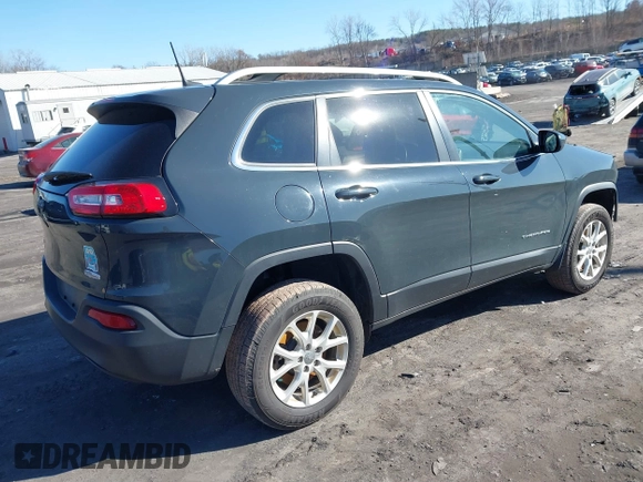 2018 Jeep Cherokee Latitude Plus with VIN 1C4PJMLB3JD571203, listed as a IAAI auction lot 41741170 with 134,877 mi miles and . Bid and sale history available at DreamBid. Image 4.