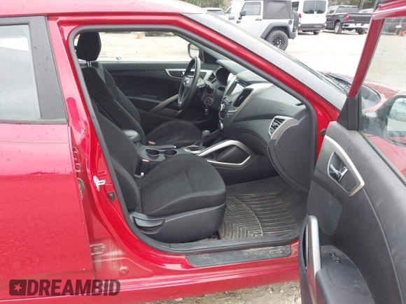 2013 Hyundai Veloster w/Gray Int with VIN KMHTC6AD0DU145090, listed as a IAAI auction lot 42618390 with 126,641 mi miles and . Bid and sale history available at DreamBid. Image 5.