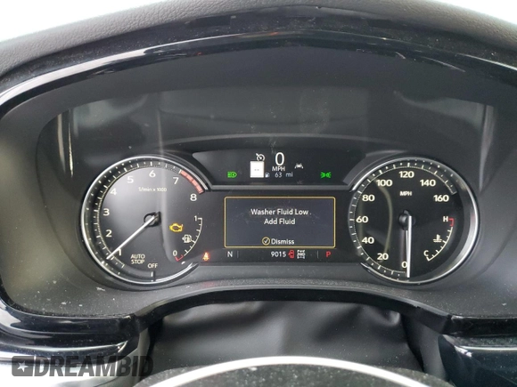 2024 Cadillac XT6 AWD Sport with VIN 1GYKPGRS4RZ734578, listed as a Copart auction lot 88603575 with 9,015 mi miles and Salvage Title. Bid and sale history available at carsss.com. Image 9.