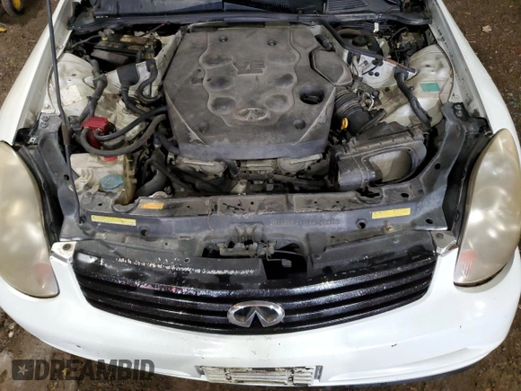 2004 Infiniti G35 w/Leather with VIN JNKCV51E04M607356, listed as a Copart auction lot 64866484 with 218,959 mi miles and Salvage Title. Bid and sale history available at DreamBid. Image 11.