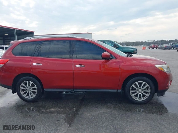 2016 Nissan Pathfinder Platinum with VIN 5N1AR2MMXGC658433, listed as a IAAI auction lot 41685557 with 107,695 mi miles. Bid and sale history available at carsss.com. Image 13.