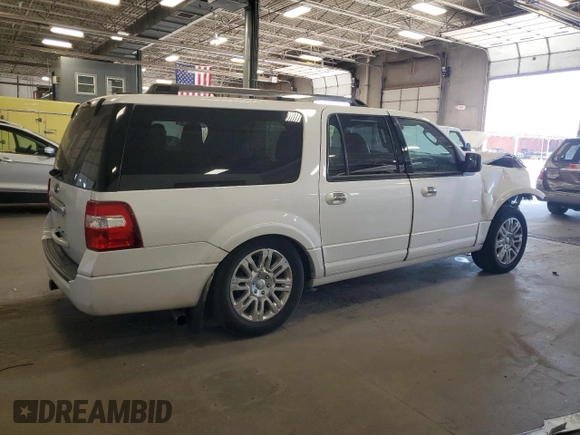 2013 Ford Expedition Max Limited with VIN 1FMJK2A52DEF00802, listed as a Copart auction lot 56463795 with 161,752 mi miles and Salvage title. Bid and sale history available at DreamBid. Image 3.