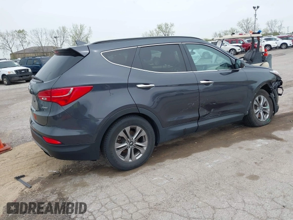 2016 Hyundai Santa Fe z VIN 5XYZU3LB0GG318165, wystawiony jako IAAI lot #42158474 z przebiegiem 74 420 mil mil oraz . Historia ofert i sprzedaży dostępna na DreamBid. Obrazek 4.