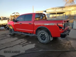 2021 Nissan Titan Pro-4X z VIN 1N6AA1ED0MN512723, wystawiony jako Copart lot #83922304 z przebiegiem 41 649 mil mil oraz Szkoda całkowita • Salvage title. Historia ofert i sprzedaży dostępna na DreamBid. Obrazek 2.