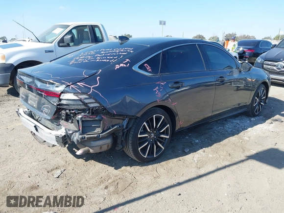 2023 Honda Accord Touring with VIN 1HGCY2F88PA030867, listed as a IAAI auction lot 41344807 with 19,745 mi miles and . Bid and sale history available at DreamBid. Image 4.