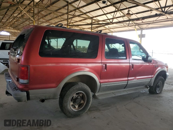 2000 Ford Excursion Limited с VIN 1FMNU43S8YEA45745, выставлен на аукционе Copart как лот 60571565 с пробегом 155 501 миль миль и Чистый • Clean title. История ставок и продаж доступна на DreamBid. Изображение 3.