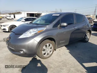 2015 Nissan LEAF S z VIN 1N4AZ0CP4FC300642, wystawiony jako Copart lot #51955025 z przebiegiem 58 530 mil mil oraz Szkody całkowita. Historia ofert i sprzedaży dostępna na DreamBid. Obrazek 1.