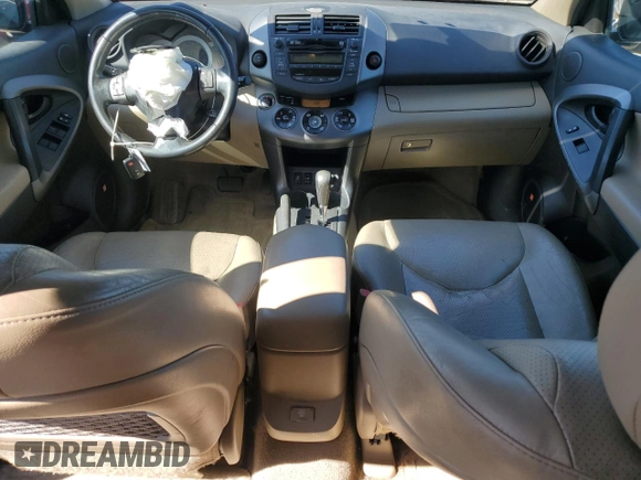 2010 Toyota RAV4 Limited with VIN 2T3DK4DVXAW032542, listed as a Copart auction lot 57050155 with 222,297 mi miles and Salvage title. Bid and sale history available at DreamBid. Image 8.