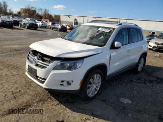 2011 Volkswagen Tiguan SEL with VIN WVGBV7AX1BW556148, listed as a Copart auction lot 78419314 with 137,777 mi miles and Salvage title. Bid and sale history available at DreamBid. Image 1.