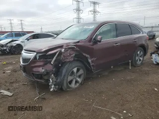 2014 Acura MDX z VIN 5FRYD4H28EB030178, wystawiony jako Copart lot #52389515 z przebiegiem Nie podano mil oraz Szkoda całkowita • Salvage title. Historia ofert i sprzedaży dostępna na DreamBid. Obrazek 1.